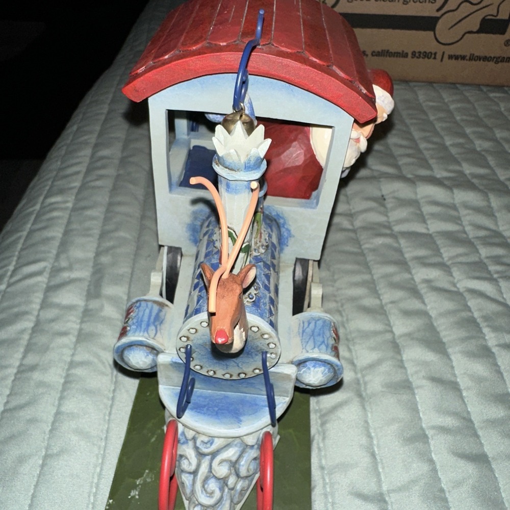 2008 Jim Shore North Star Express: Santa Christmas Train Engine #4011073 - Picture 4 of 7